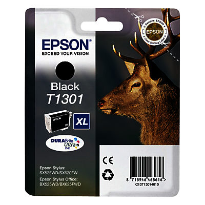 Epson Stag T1301 XL Black Ink Cartridge Epson Stag T1301 XL Black Ink Cartridge
